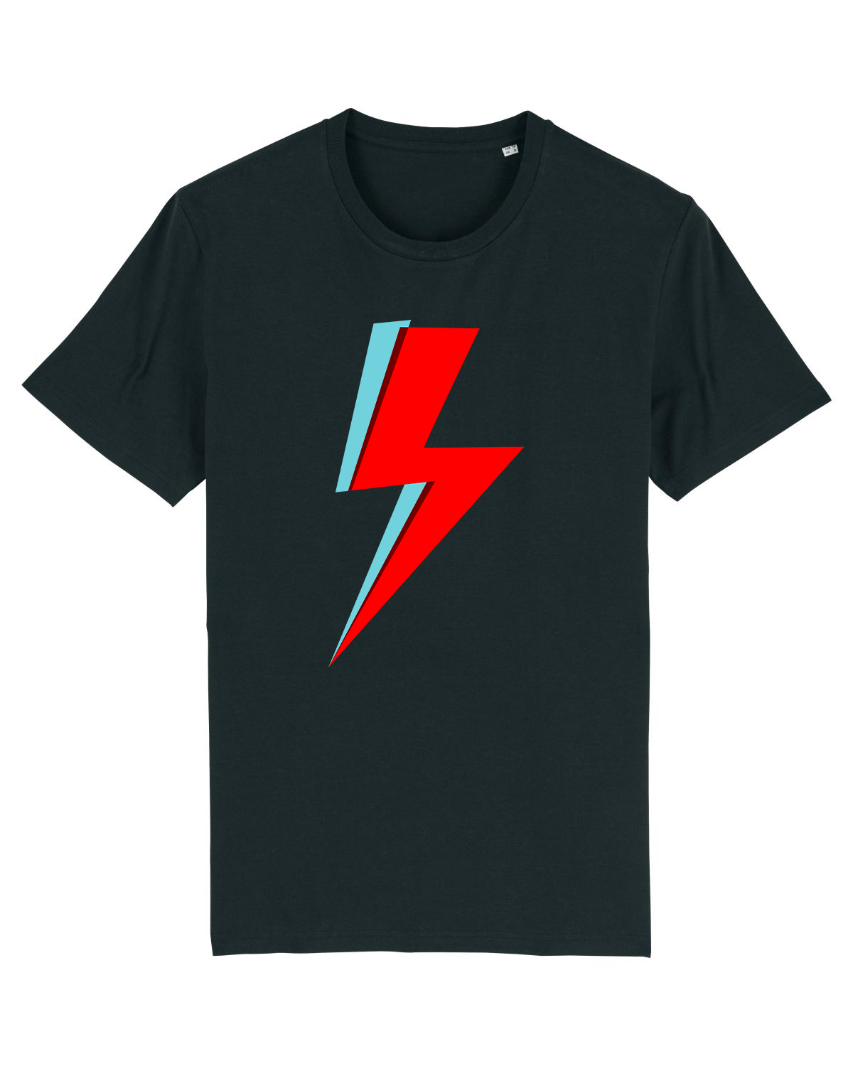 T-shirt unisexe biologique 'Bowie Bolt'