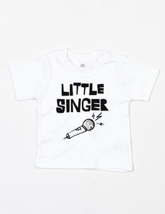 'Little Singer' Organic Baby T-Shirt