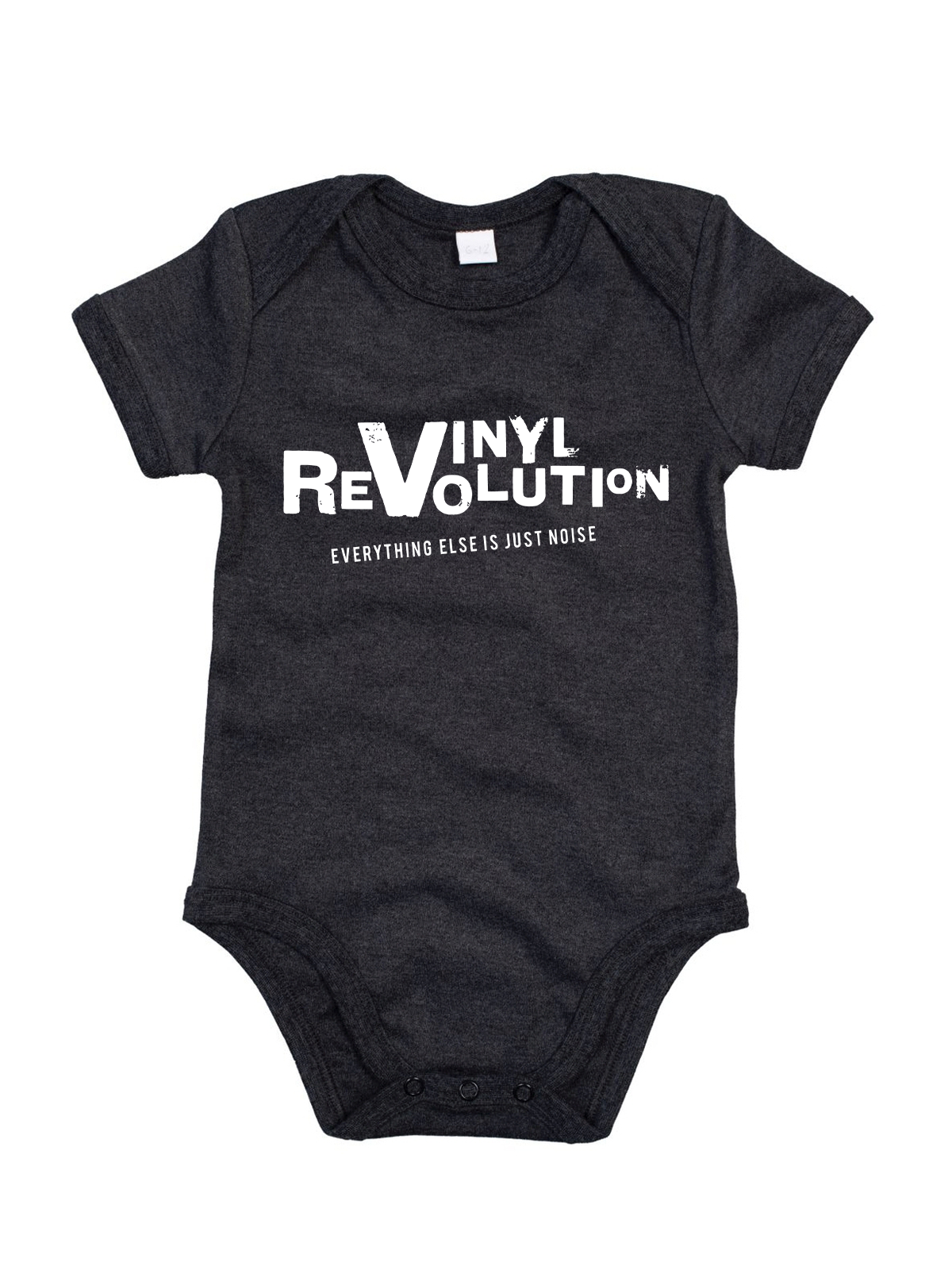 'Vinyl Revolution' Organic Babygro