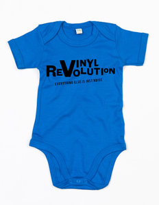 'Vinyl Revolution' Organic Babygro