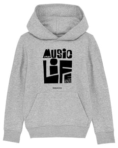 'Without Music Life Would Be A Mistake' Organic Adult Unisex Hoodie