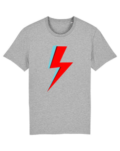 T-shirt unisexe biologique 'Bowie Bolt'