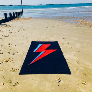 Serviette de plage de luxe "Bowie Bolt