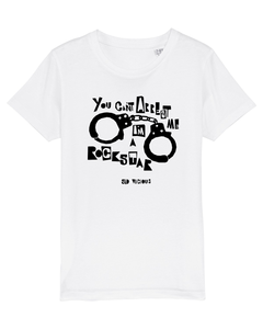 'You Can't Arrest Me I'm A Rock Star' Organic Kids T-shirt