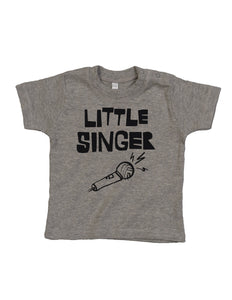 'Little Singer' Organic Baby T-Shirt