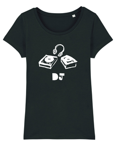 T-shirt 'DJ' pour femmes bio