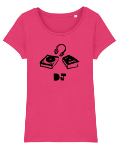T-shirt 'DJ' pour femmes bio