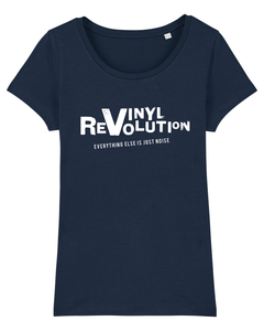 'Vinyl Revolution' Organic Womens T-shirt