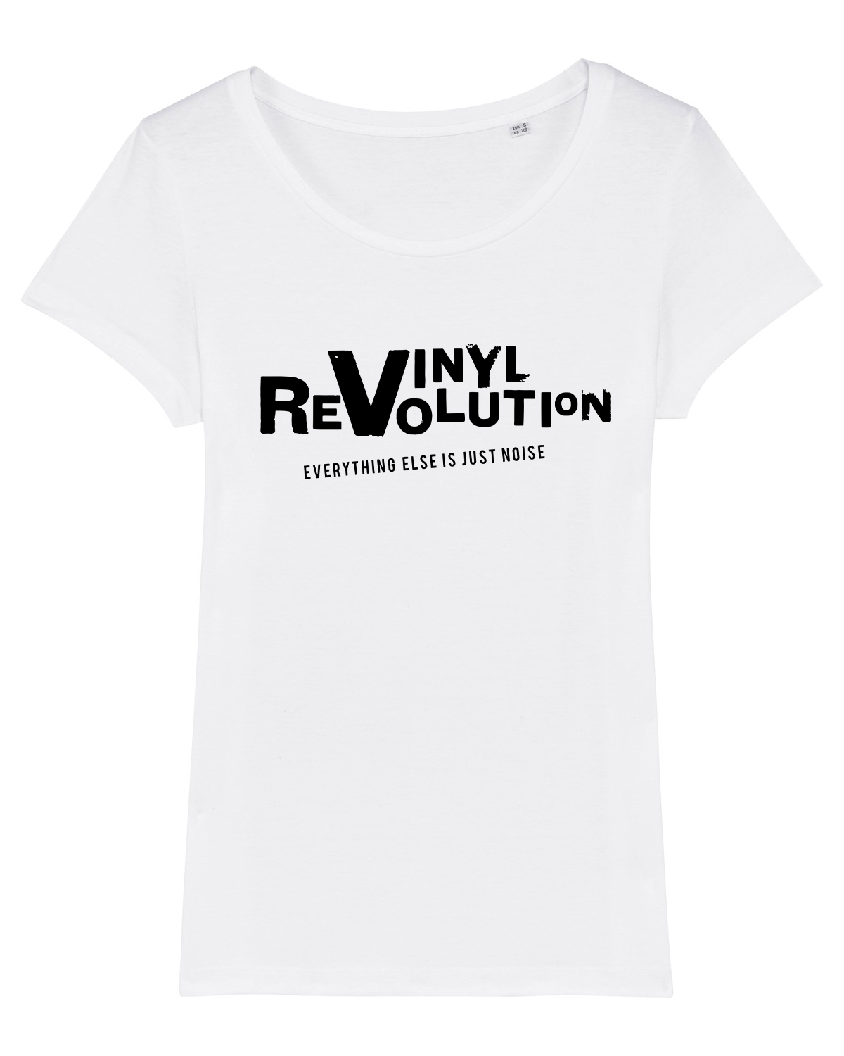 'Vinyl Revolution' Organic Womens T-shirt