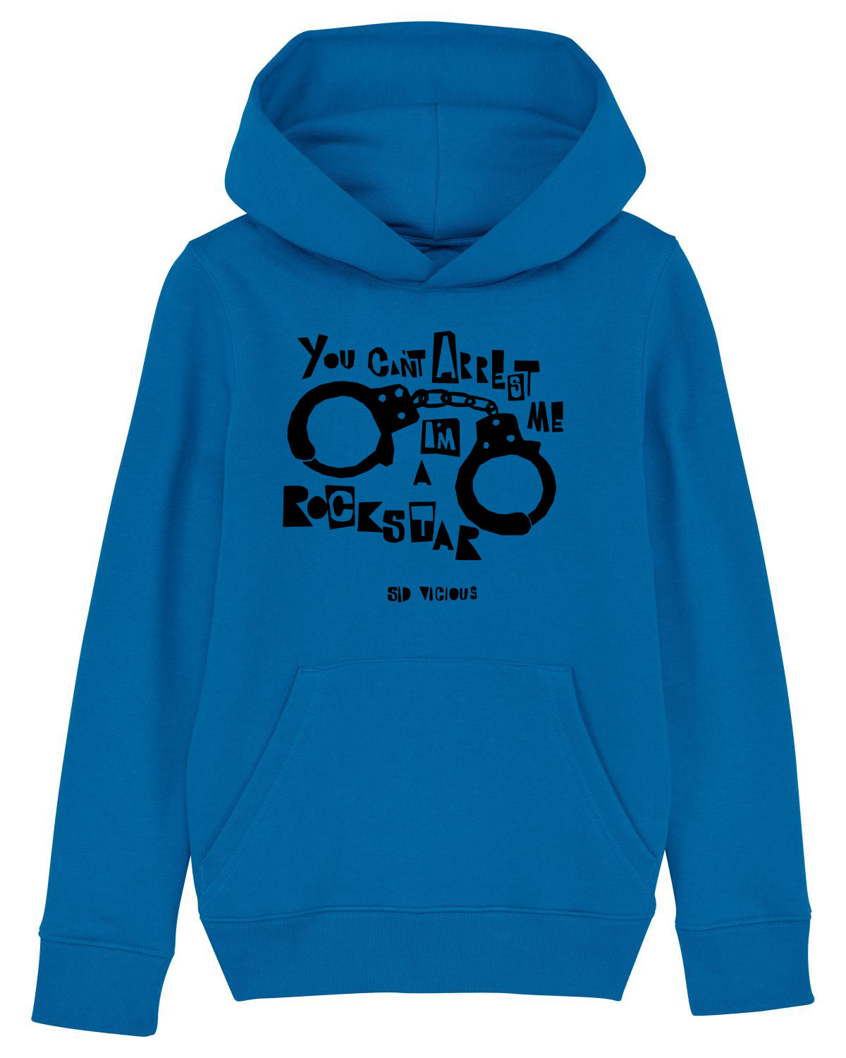 'You Can't Arrest Me I'm A Rock Star' Organic Adult Unisex Hoodie