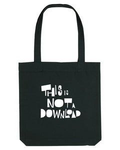 Vinyl Revolution Double Sided Organic Canvas Tote Bag