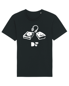 'DJ' Organic Unisex T-shirt